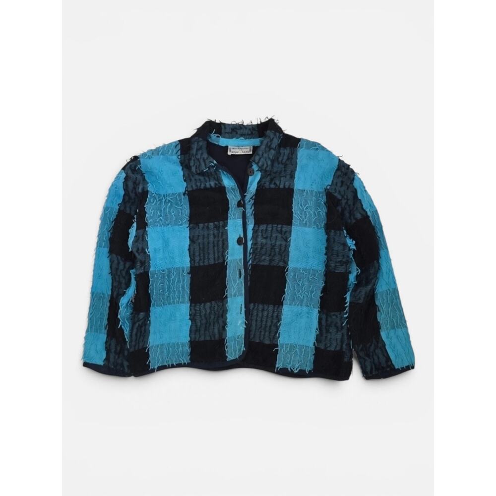 New Direction Vintage Grandmacore Plaid Blazer